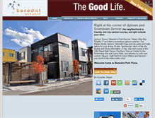 Tablet Screenshot of benedictparkplace.com